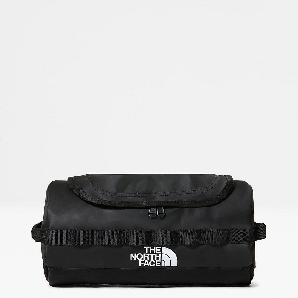 The North Face Base Camp Travel Large Ανδρικα Washbag - Μαυρα / Ασπρα (TGOS30712)